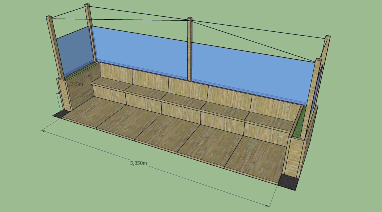 Bank in SketchUp